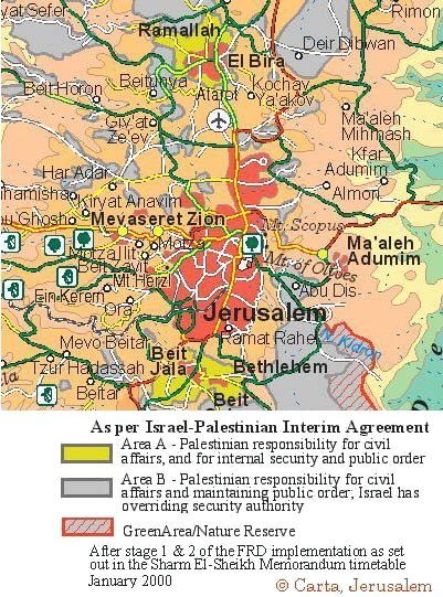 Palæstinensiske områder uden for Jerusalem